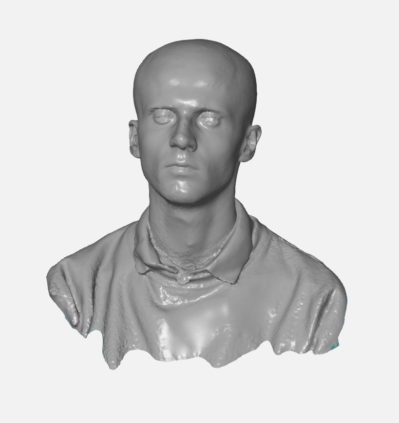 Scan d'une tête de buste